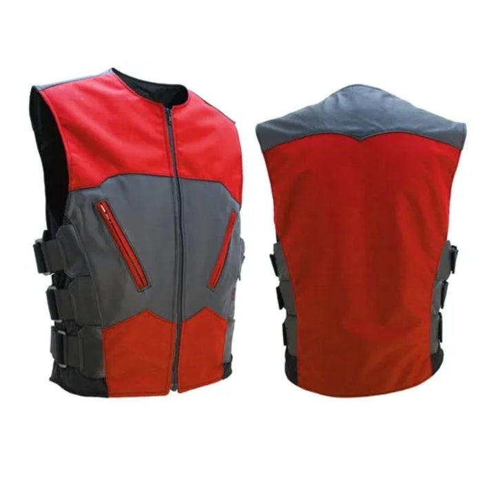Interceptor Leather & Cordura Combo Vest