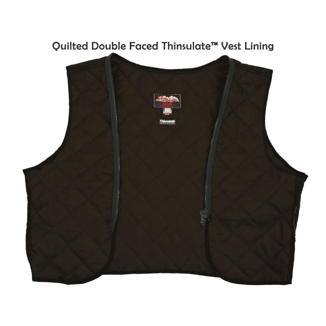 Men's D Pocket Black Leather Biker Jacket Cowhide - Black