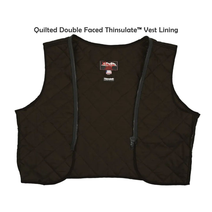 Men's D Pocket Black Leather Biker Jacket Cowhide - Black