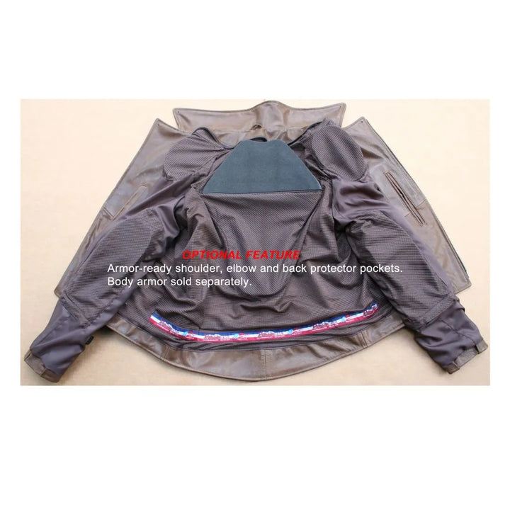 Men's Beltless Biker Jacket