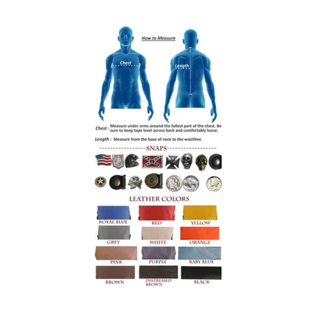 Men's Braided Leather Vest (Custom)