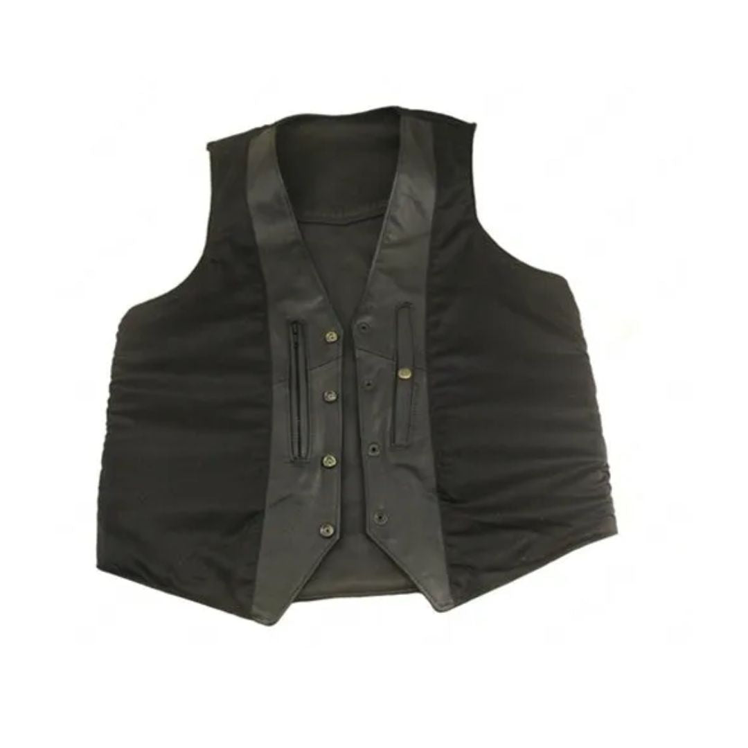 Men's Basic Biker Leather Vest (Custom)