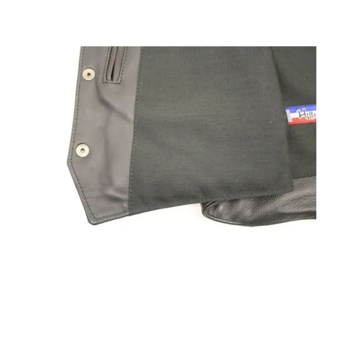 Men's Solid Back Horsehide Vest (custom)