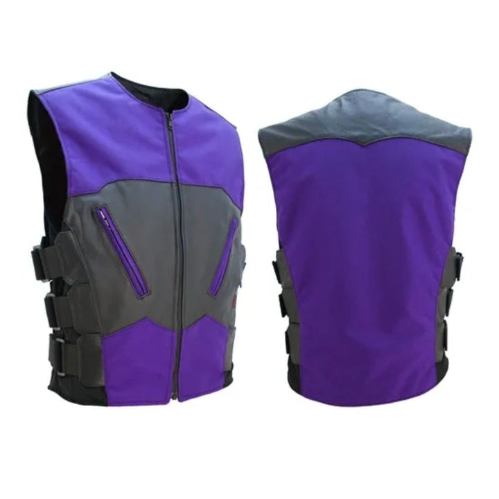 Interceptor Leather & Cordura Combo Vest