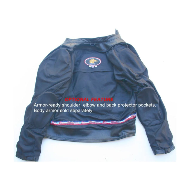 Men's Vented Leather Jacket