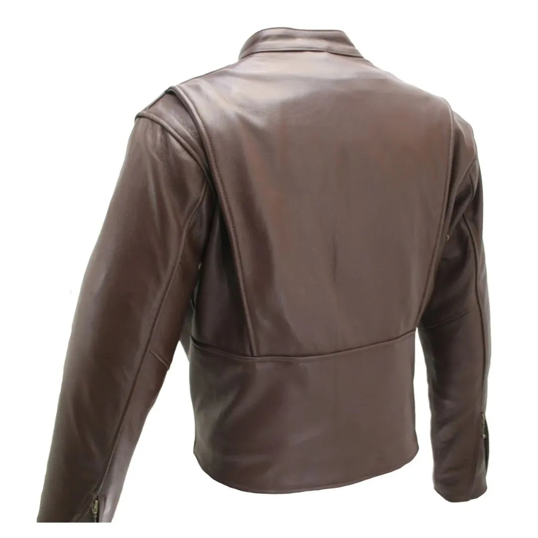 Men's Cowhide Cafe Racer Jacket