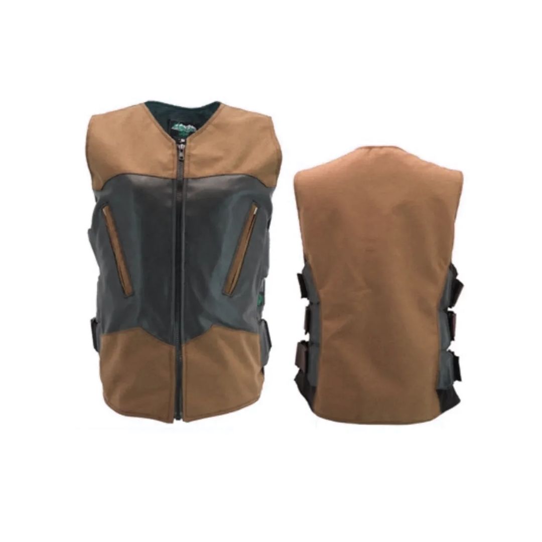 Women's Interceptor Combo Leather/Cordura Vest