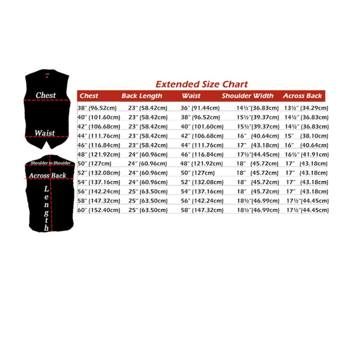 Men's Braided Black-Brown Leather Vest (Custom)