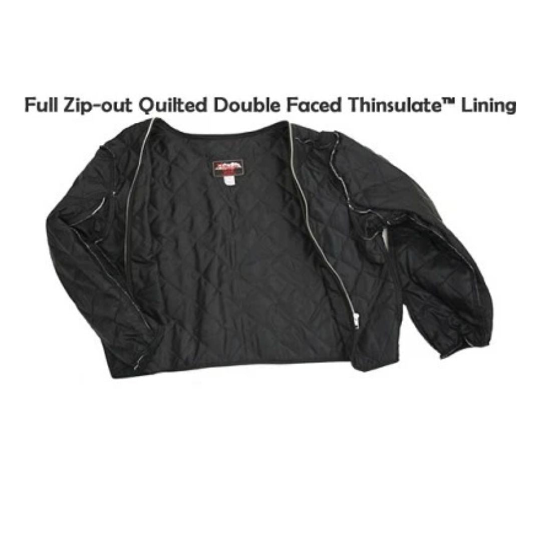 Men's D Pocket Horsehide Motorcycle Jacket