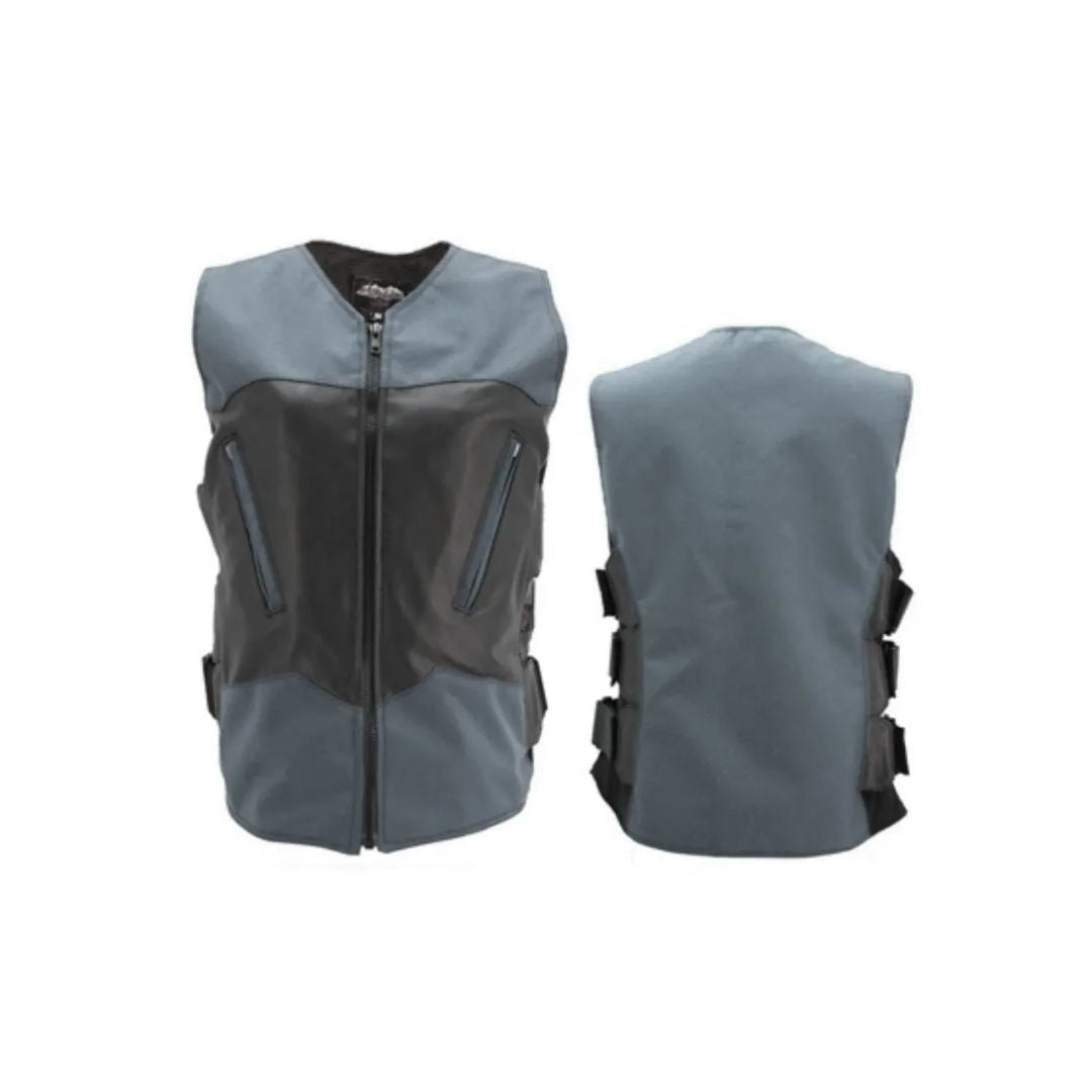 Women's Interceptor Combo Leather/Cordura Vest