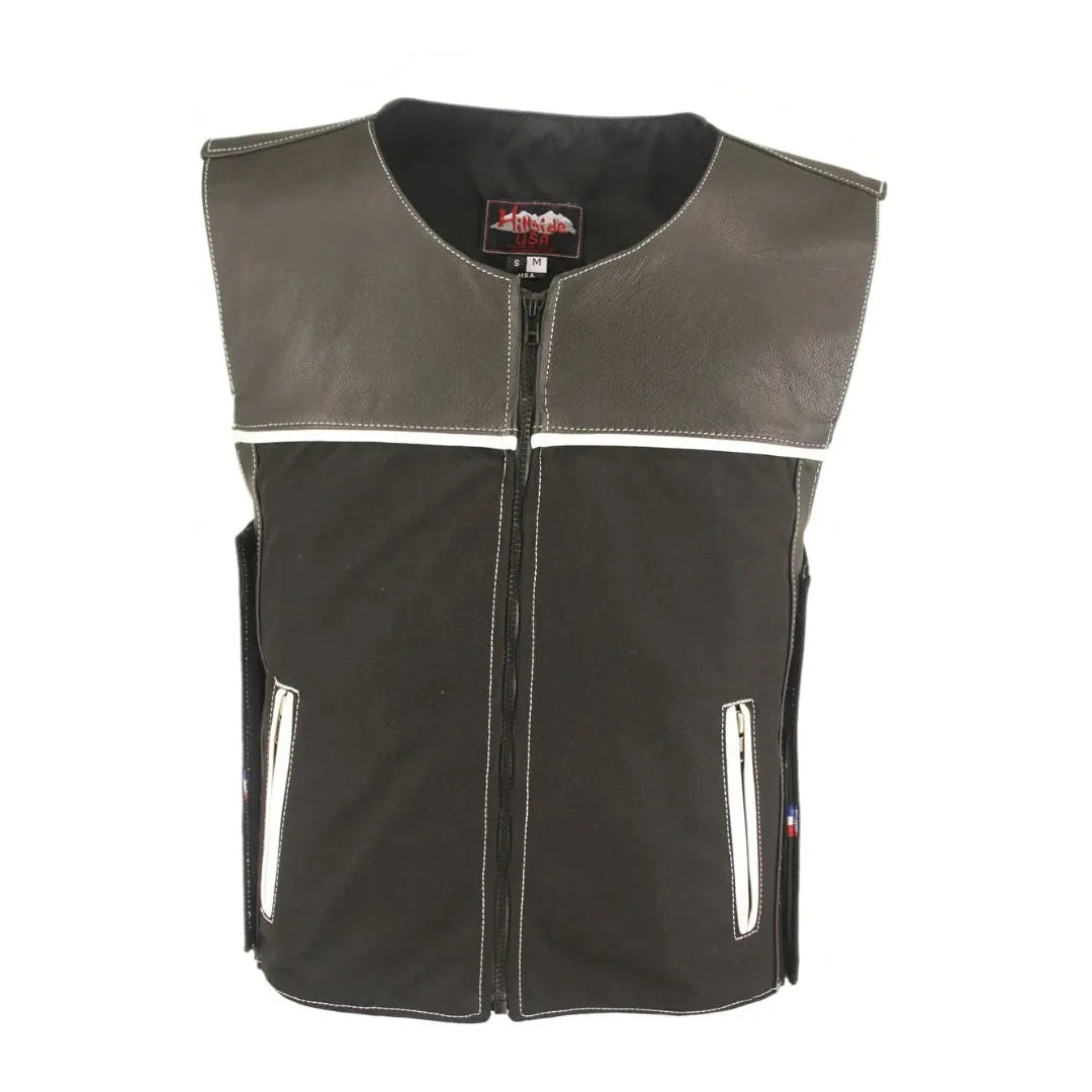 CX Combo Cordura/Leather Vest  (Custom-Made)