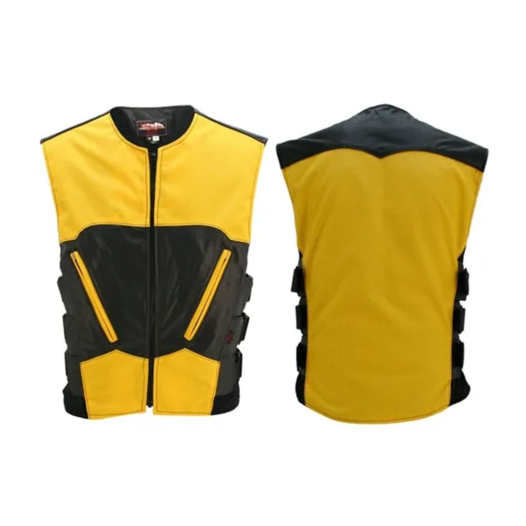 Interceptor Leather & Cordura Combo Vest