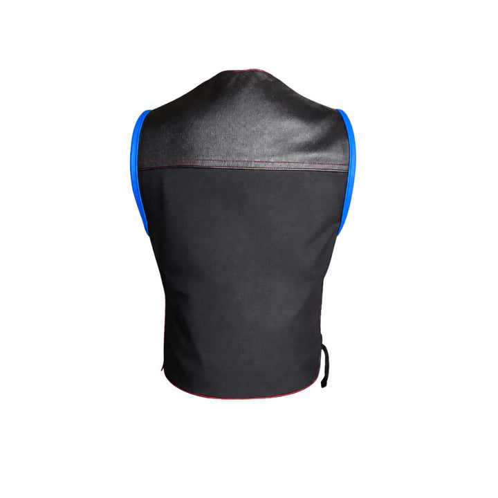 Hillside Bandit Leather/Cordura Biker vest