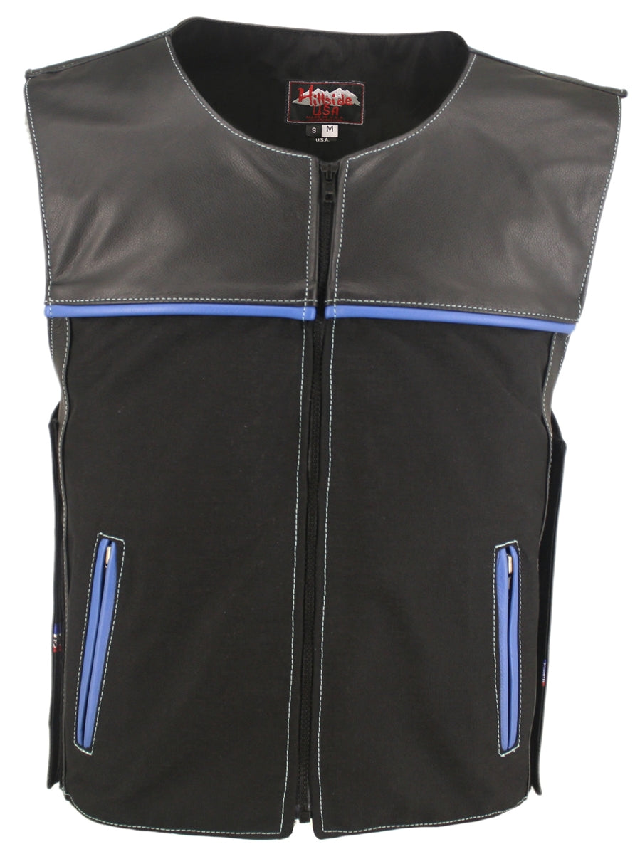 CX Combo Cordura/Leather Vest  (Custom-Made)