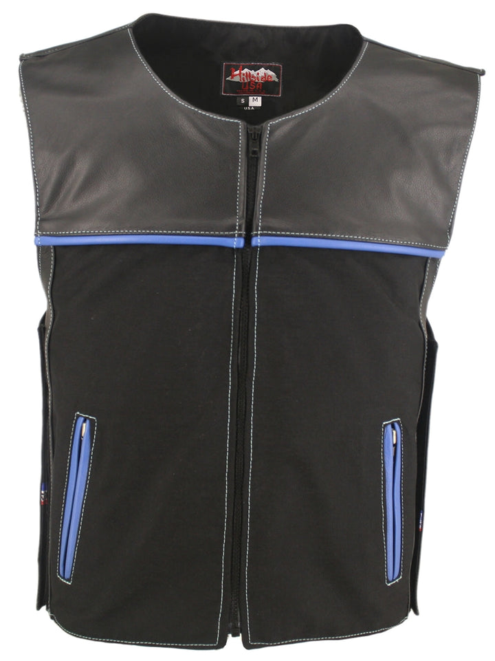 CX Combo Cordura/Leather Vest  (Custom-Made)