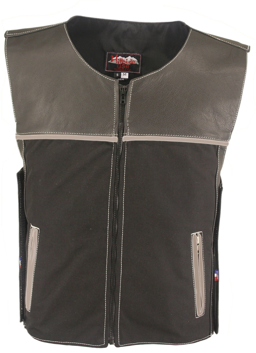 CX Combo Cordura/Leather Vest  (Custom-Made)