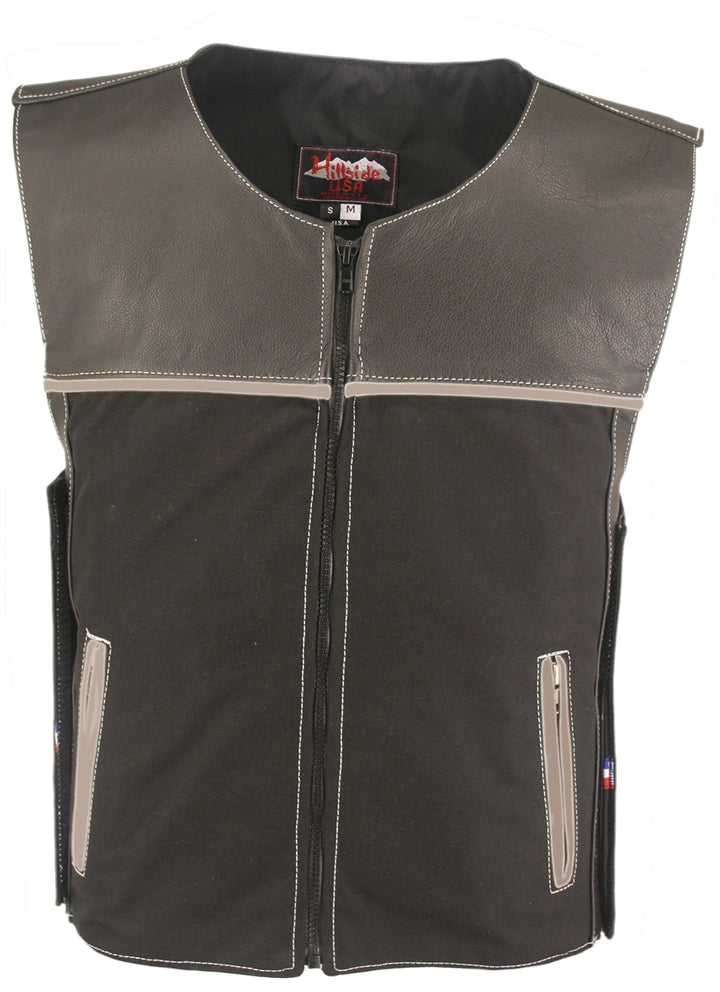 CX Combo Cordura/Leather Vest  (Custom-Made)