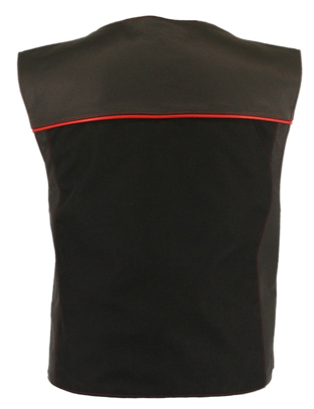 CX Combo Cordura/Leather Vest  (Custom-Made)