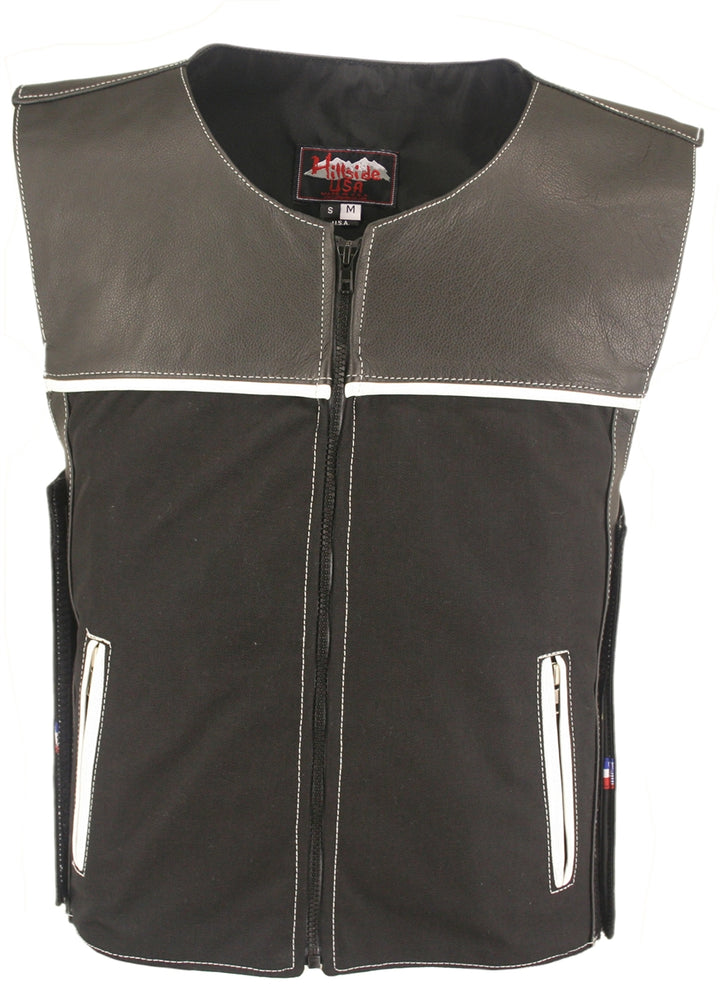 CX Combo Cordura/Leather Vest  (Custom-Made)