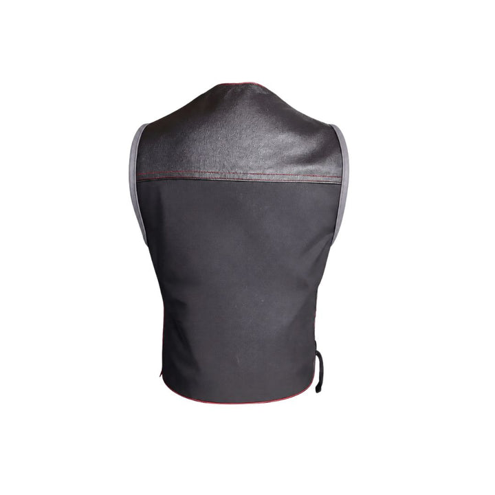 Hillside Bandit Leather/Cordura Biker vest