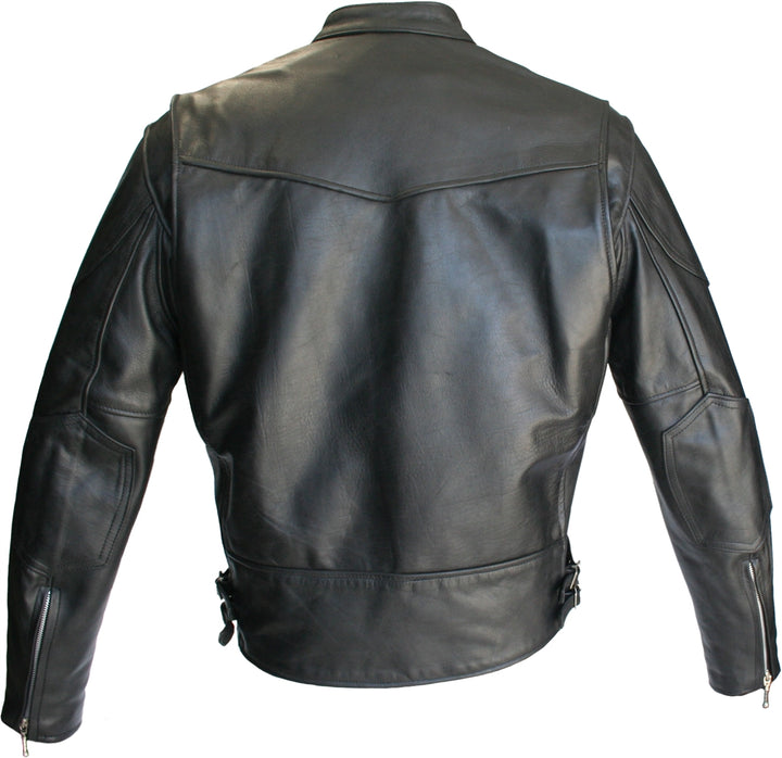 Mens Hybrid Horsehide Biker Jacket