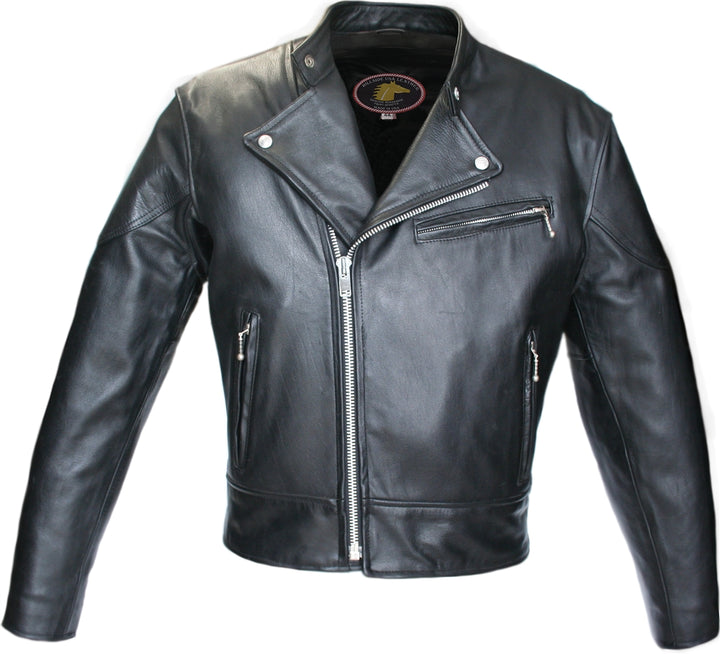 Mens Hybrid Horsehide Biker Jacket