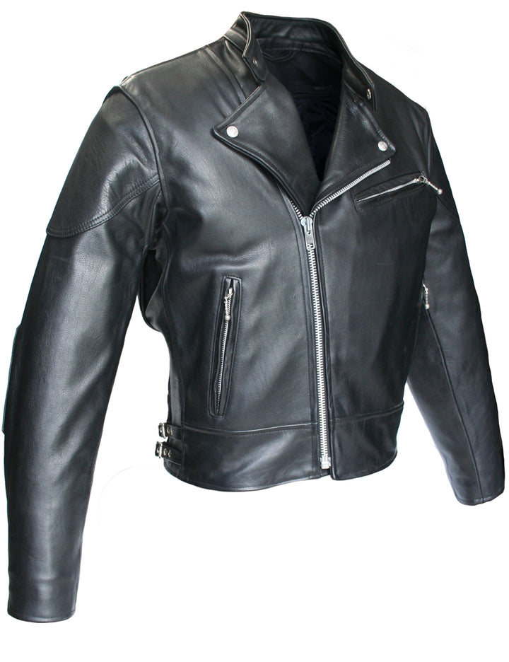 Mens Hybrid Horsehide Biker Jacket