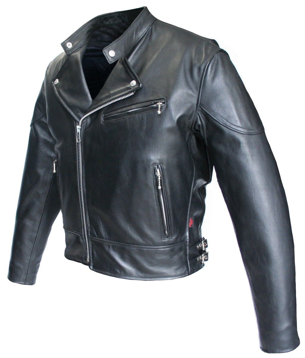 Mens Hybrid Horsehide Biker Jacket