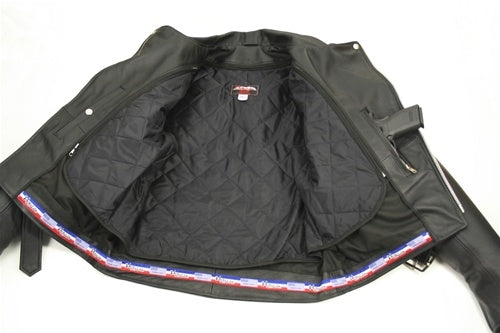 Men's Beltless Biker Jacket