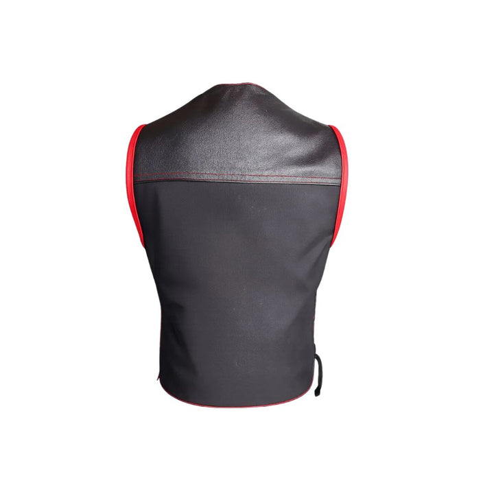 Hillside Bandit Leather/Cordura Biker vest
