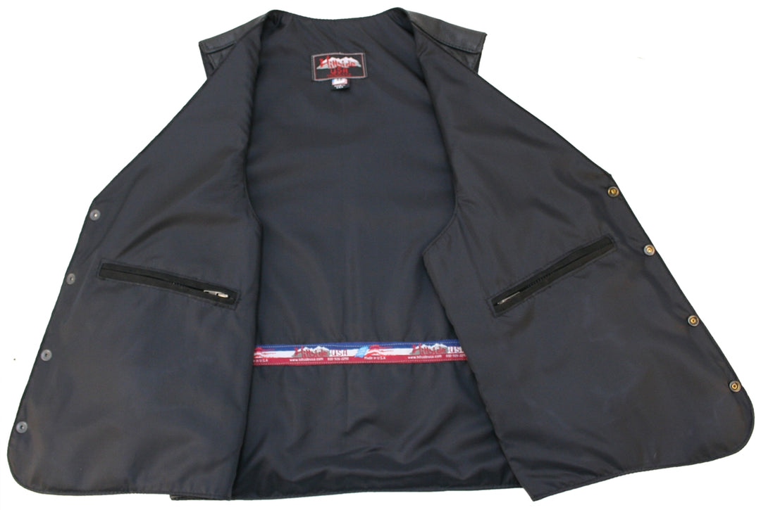 The Classic Vintage Leather Vest