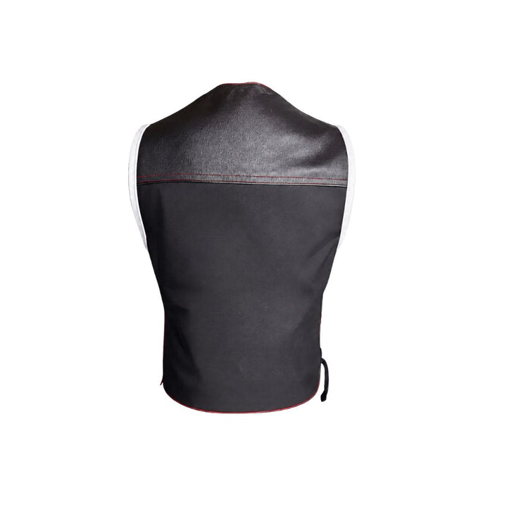 Hillside Bandit Leather/Cordura Biker vest