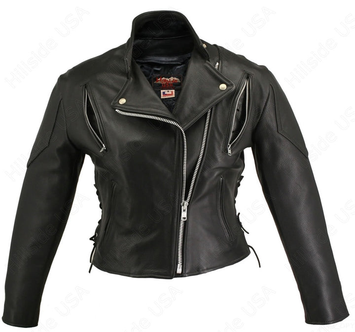 Women's Vented Biker Jacket