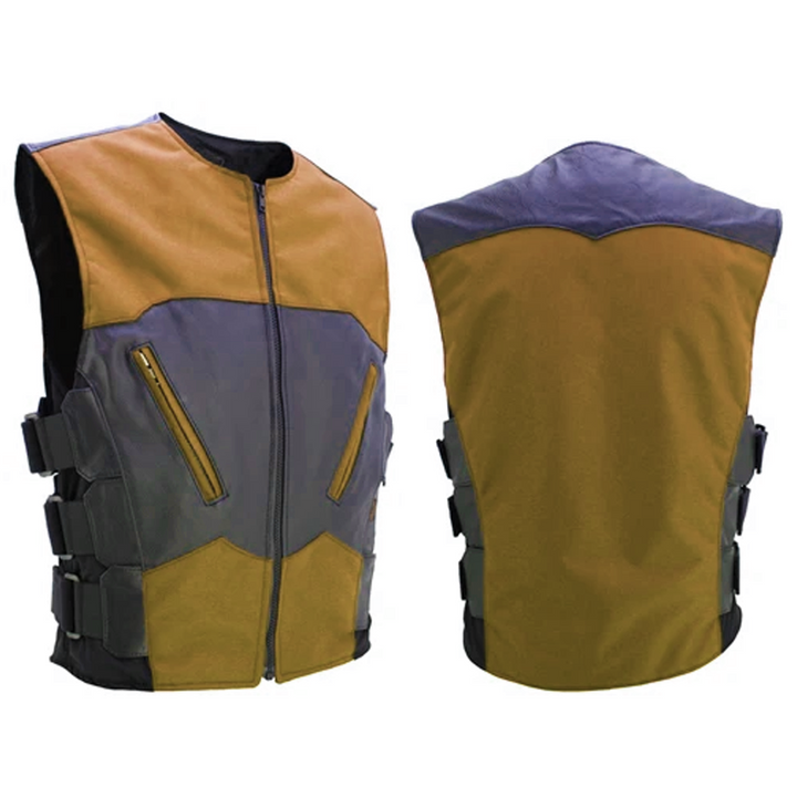 Interceptor Leather & Cordura Combo Vest
