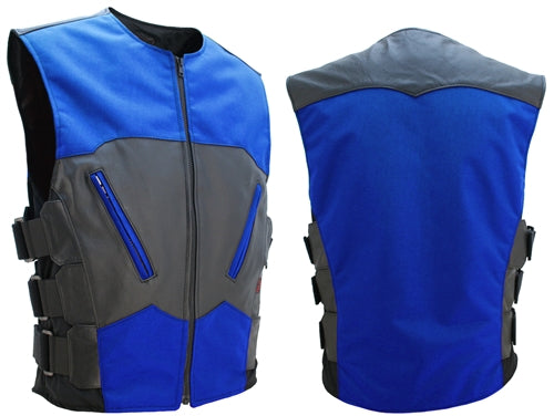 Interceptor Leather & Cordura Combo Vest