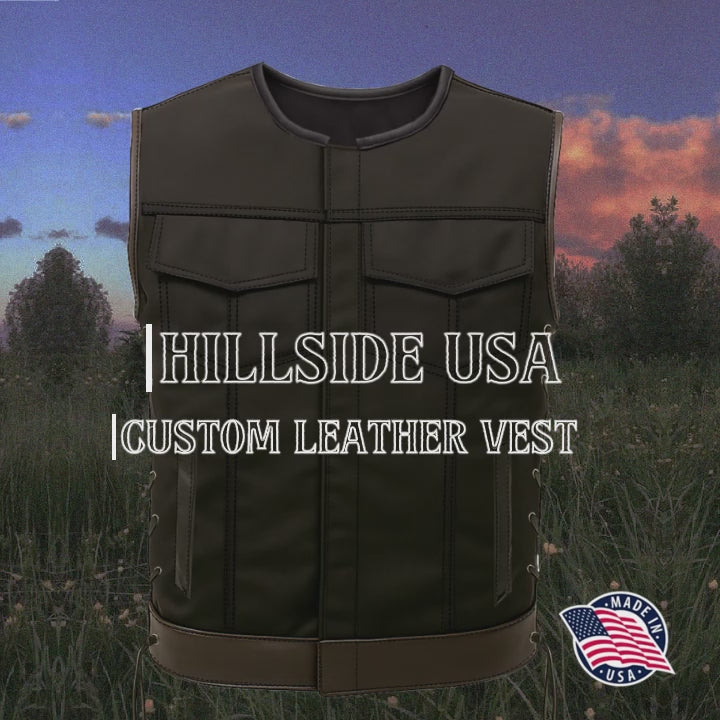 Custom-Made Club Vest Water Resistant Military Grade Fabric (Cordura)