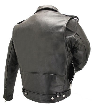 Men's D Pocket Horsehide Motorcycle Jacket