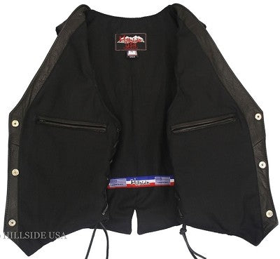 Women's Braided Leather Vest (Custom)