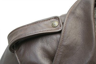 Mens Brown D Pocket Horsehide Motorcycle Jacket