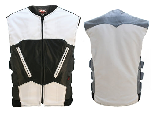 Interceptor Leather & Cordura Combo Vest