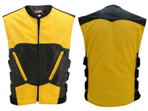 Interceptor Leather & Cordura Combo Vest