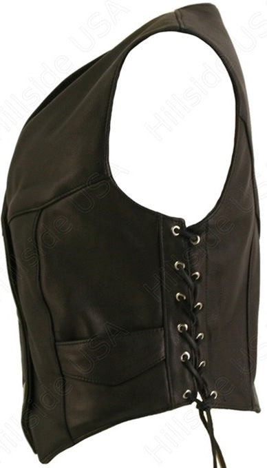 Women's Laced Side Biker Vest