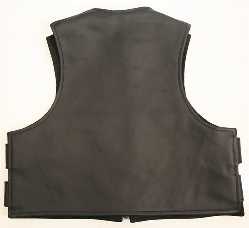 Kids Tactical Style Vest All Leather