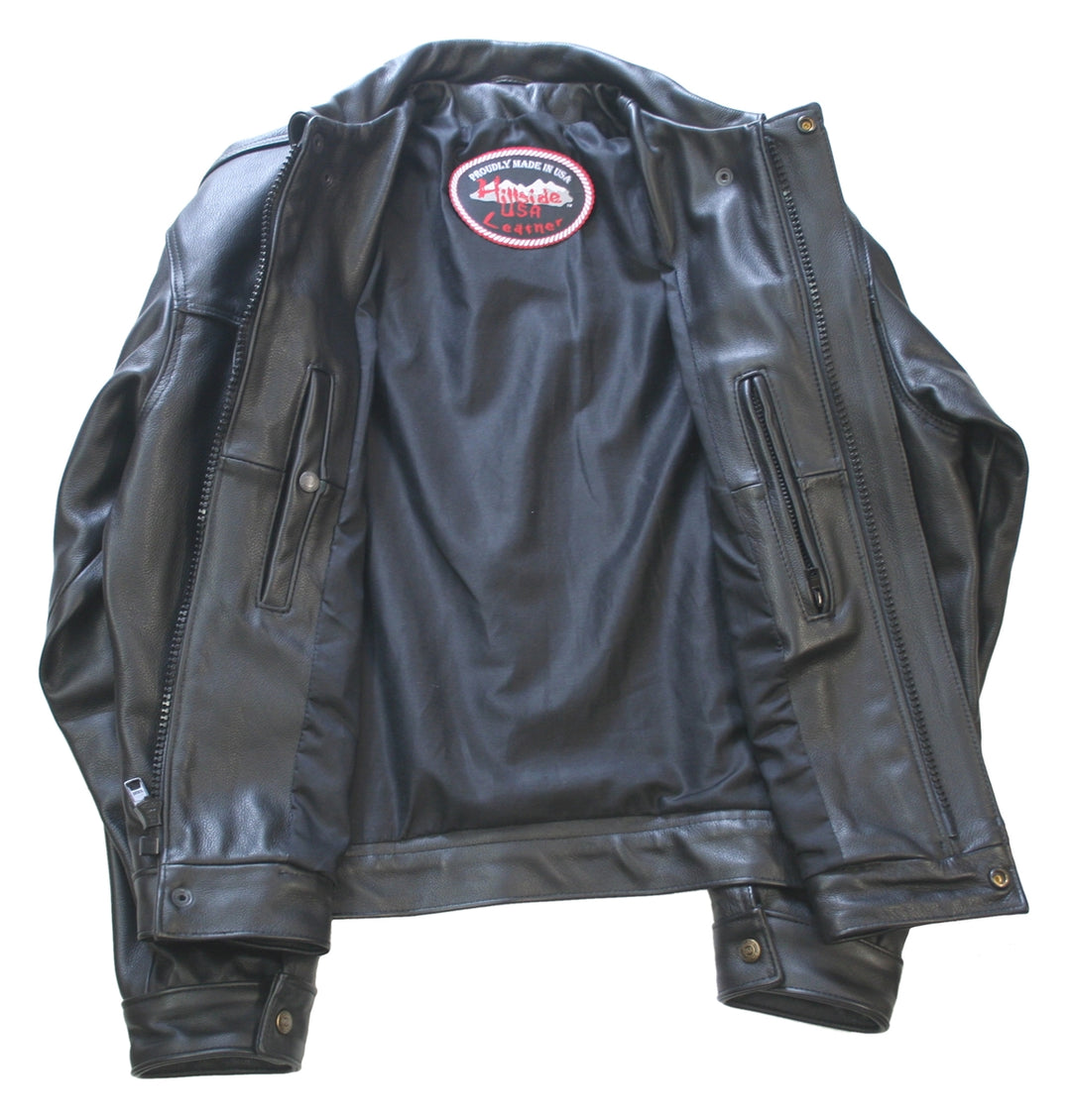 Cowhide Leather Trucker Jacket