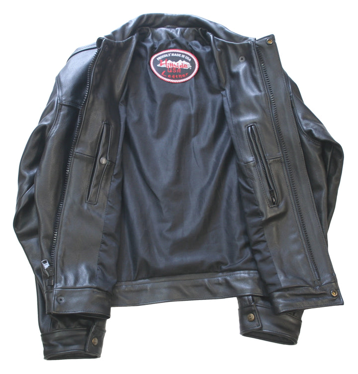Cowhide Leather Trucker Jacket