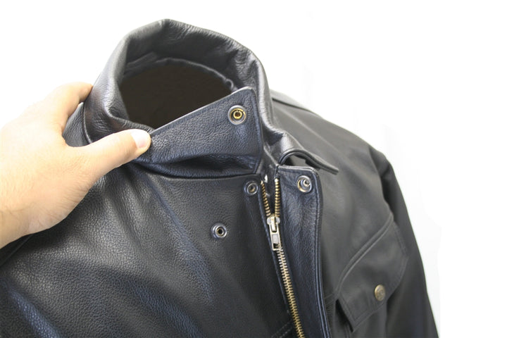 Cowhide Leather Trucker Jacket