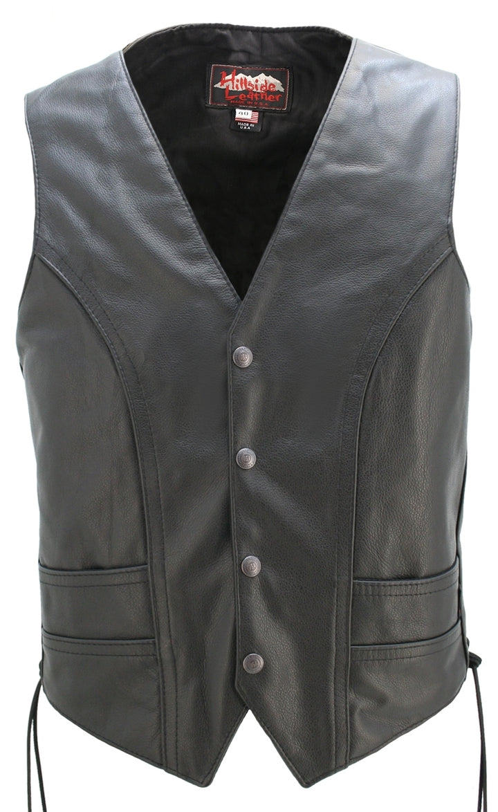 Laced Full Back Motorcycle Vest