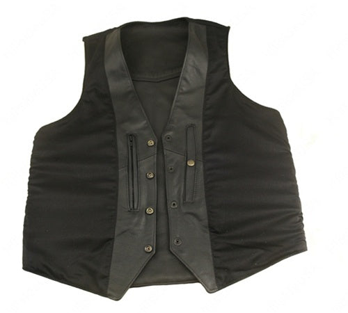 Men's Basic Biker Leather Vest (Custom)