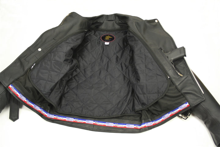 Men's Classic Horsehide Motorcycle Jacket