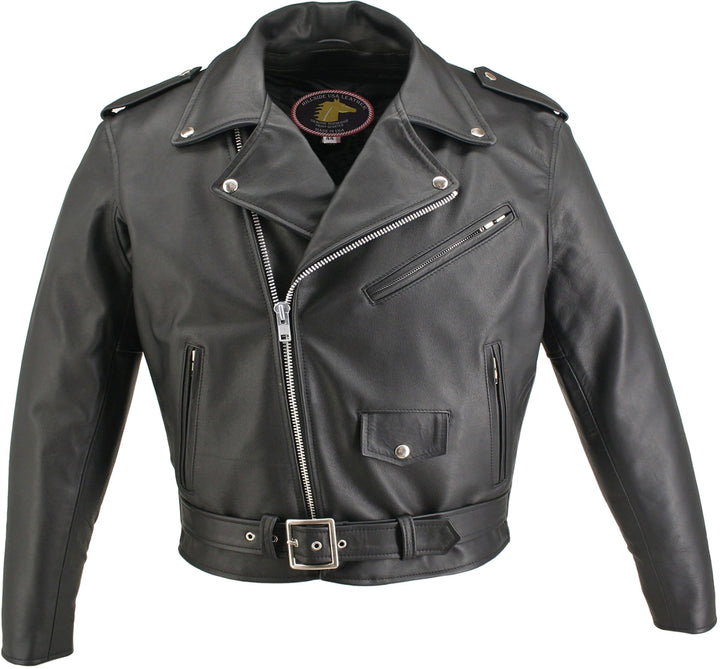 Men's Classic Horsehide Motorcycle Jacket